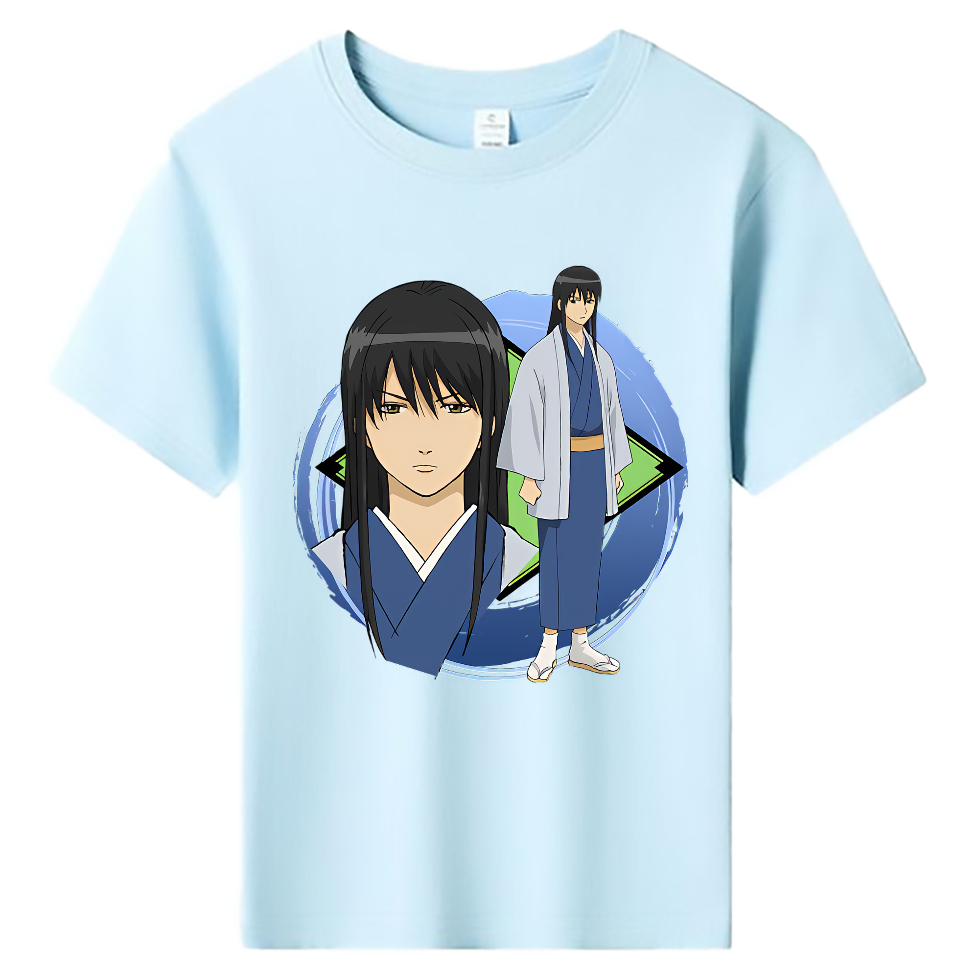 （画像用） ぎんたま 坂田銀時（さかたぎんとき） 神楽 志村新八（しむら しんぱち） GINTAMA Sakata Gintoki Kagura Shimura Shinpachi 綿100％キッズTシャツ（フロントプリント）